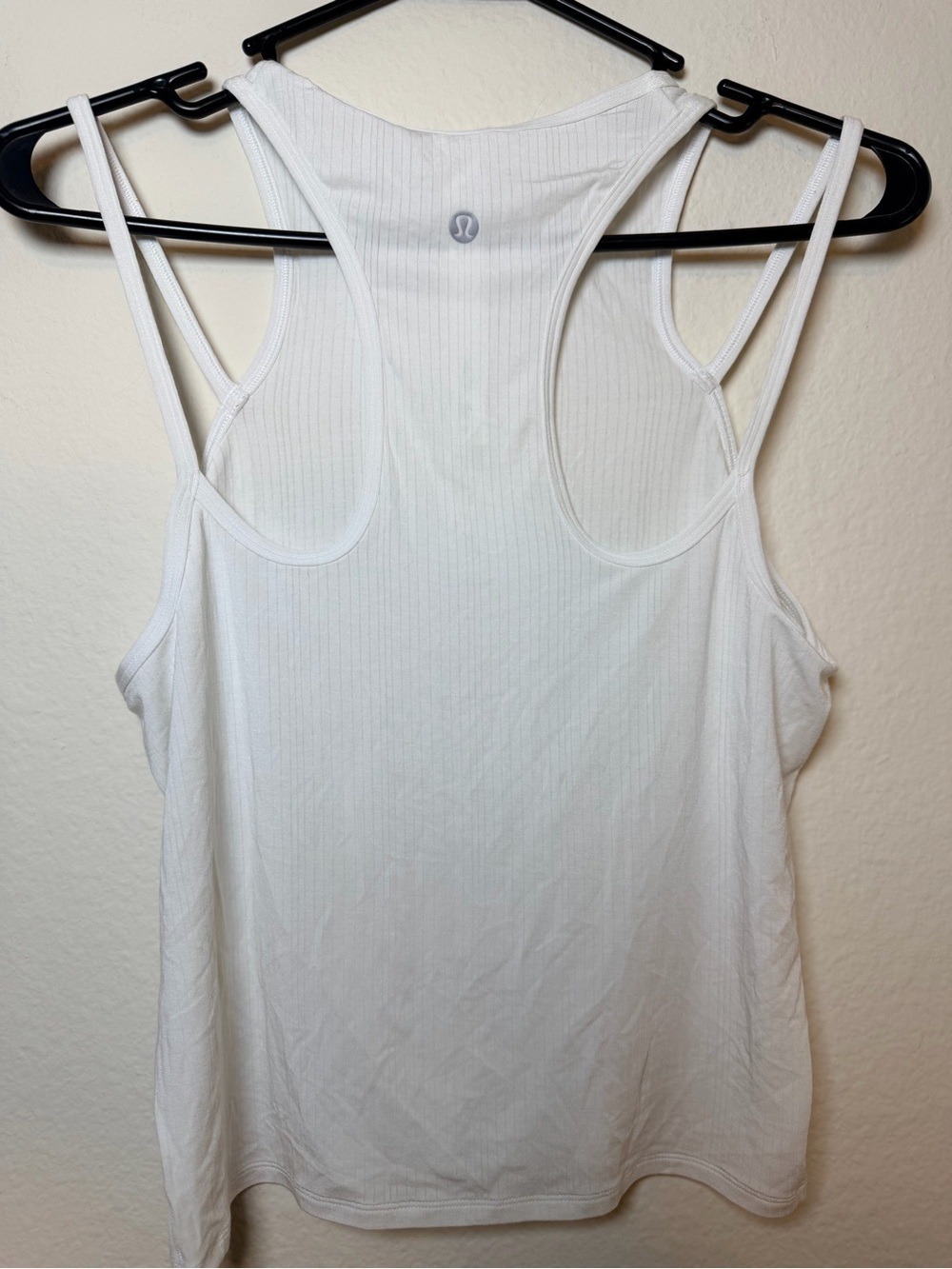 Lululemon White Ribbed Modal Silk Tank Top Size 8 NWOT - Picture 10 of 12